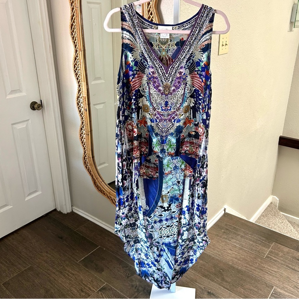 Camilla / High Low Cross Back Top Darling's Destiny - Picture 4 of 10